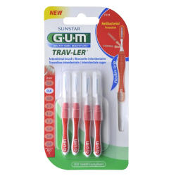 GUM Trav-Ler Szczoteczka międzyzębowa 0,8 mm 4szt.