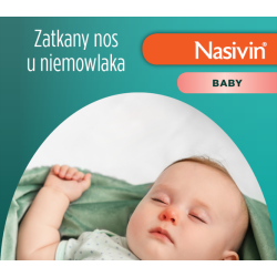 Nasivin BABY 0.01% krople do nosa dla niemowląt powyżej 3. miesiąca życia 5 ml