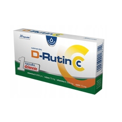D-Rutin CC, rutyna witamina C 30 kapsułek