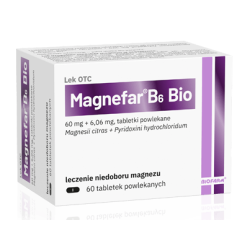 Magnefar® B6 Bio 60 tabletek