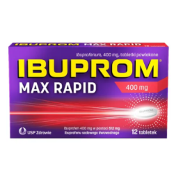 Ibuprom Max Rapid 400 mg 12 tabletek