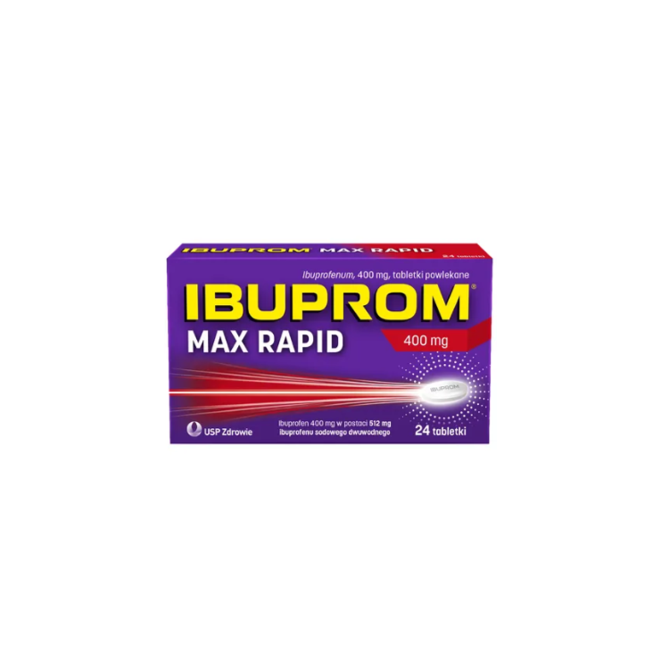 Ibuprom Max Rapid 400 mg 24 tabletki