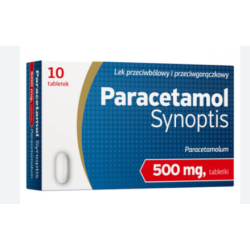 Paracetamol Synoptis 500 mg 10 tabletek