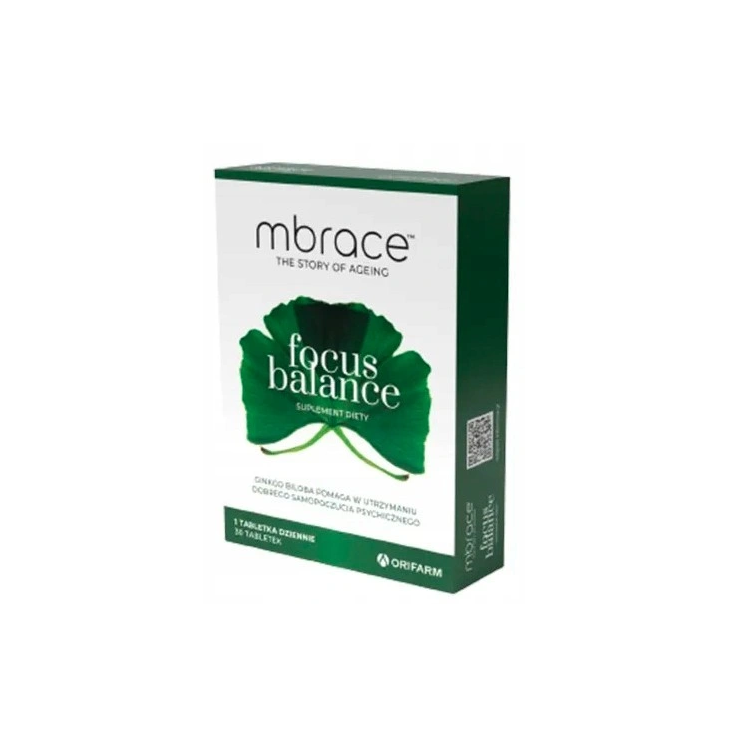 MBRACE Focus Balance ginkgo biloba magnez 30 tab.