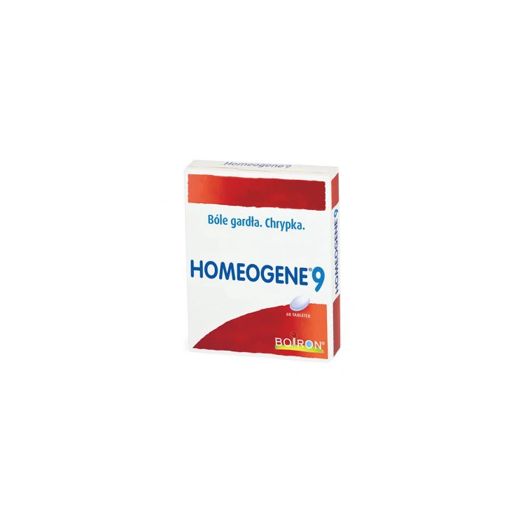 Boiron Homeogene 9 ból gardła 60 tabletek