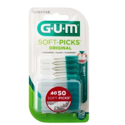 GUM SOFT-PICKS ORIGINAL Szczoteczki międzyzębowe duże 50szt