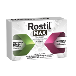 Rostil max 500 mg - 30 tabletek