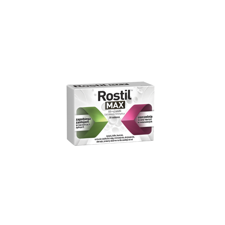 Rostil max 500 mg - 30 tabletek
