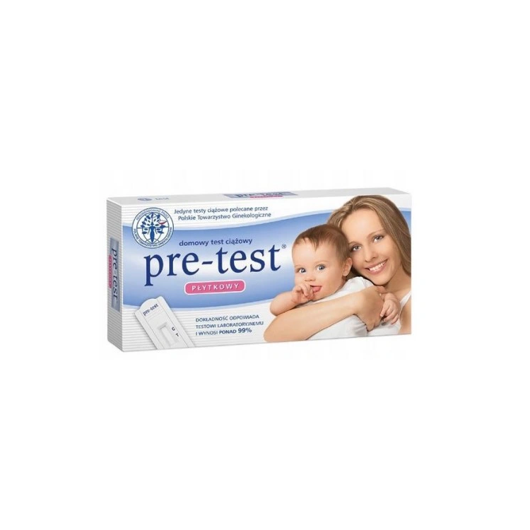 Test ciążowy PRE-TEST płytkowy 1 sztuka
