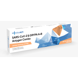 Diather Test 2w1 SARS-CoV-2 & GRYPA A+B Antygen Combo