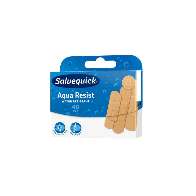 Salvequick Aqua Resist zestaw plastrów 40 szt.