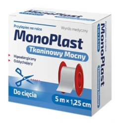 Przylepiec tkaninowy MonoPlast Mocny 5mx1,25cm