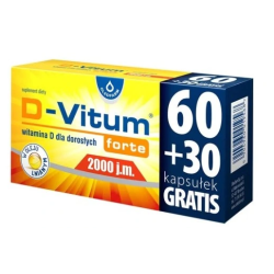 D-Vitum Forte 2000 j.m. 90 kapsułek