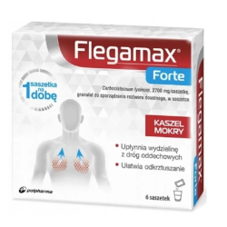 Flegamax Forte 2700 mg/saszetkę, granulat do sporządzania roztworu doustnego 6 saszetek