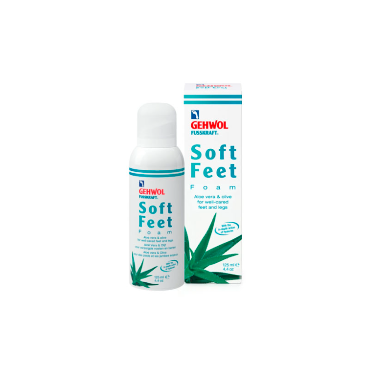 GEHWOL GFUSSKRAFT Soft Feet Pianka z aloesem i kwasem hialuronowym 125ml