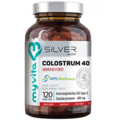 MyVita Silver Colostrum Immuno FORTE 120 kapsułek