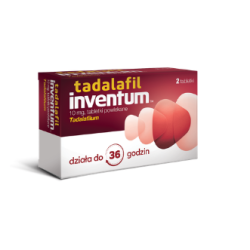 Tadalafil Inventum 2 tabletki
