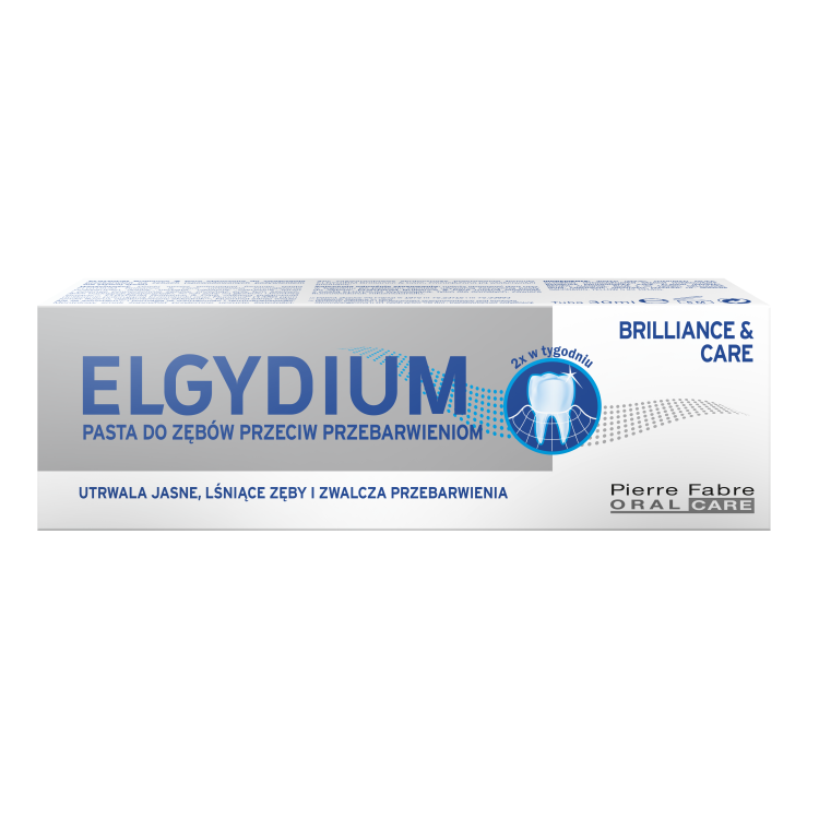 ELGYDIUM BRILLIANCE&CARE Pasta do zębów przeciw przebarwieniom 30ml