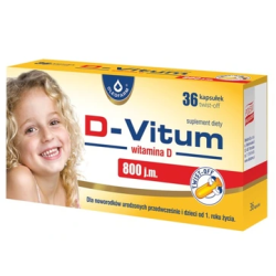 D-Vitum witamina D dla niemowląt 800 j.m."twist-off" 36 kapsułek