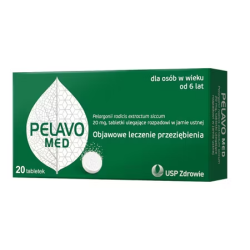 Pelavo Med 20 mg 20 tabletek ulegających rozpadowi w jamie ustnej