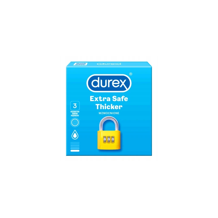 Prezerwatywy DUREX Extra Safe 3 sztuki