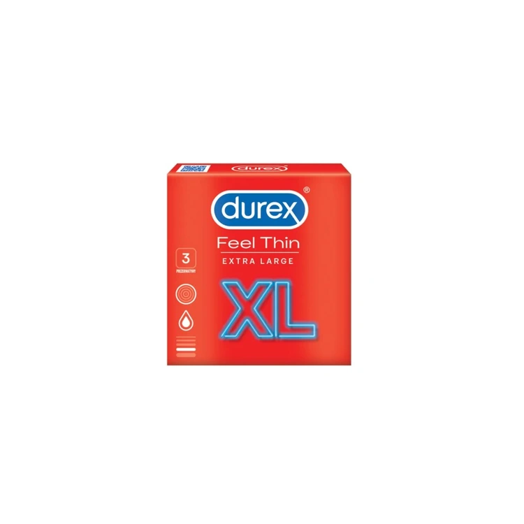 Durex Feel Thin XL prezerwatywy 3 szt.