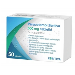 Paracetamol Zentiva 500 mg 50 tabletek