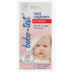 BOBO-TEST Test ciążowy płytkowy 10 mlU/ml