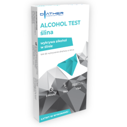 ALCOHOL TEST ślina Diather Uwaga! Data ważności 31.07.2024r.*