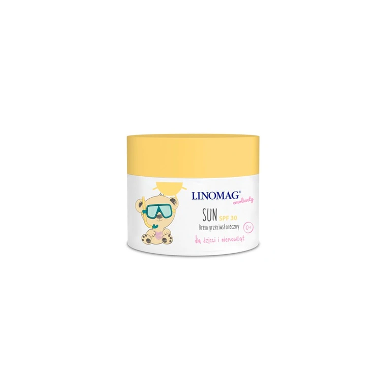LINOMAG SUN Krem z filtrem mineralnym SPF 30 dla dzieci i niemowląt 50 ml