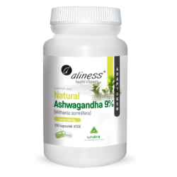 Aliness Natural Ashwagandha 580 mg 9% x 100 Vege caps