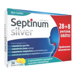 Septinum silver 36 pastylek do ssania