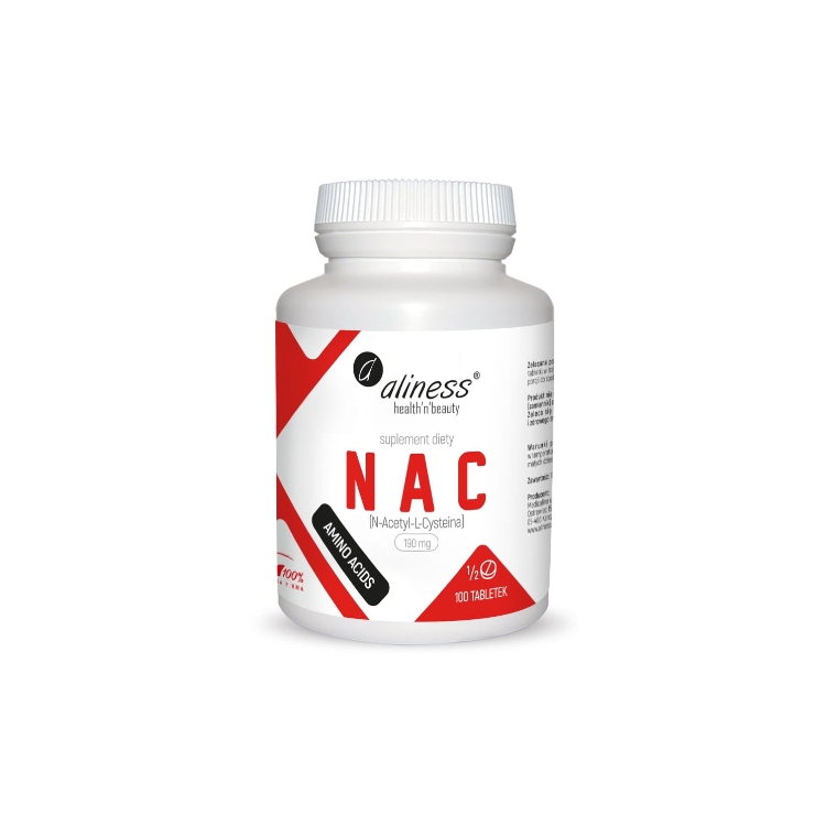 Aliness NAC N-Acetyl-L-Cysteine 100 tab.