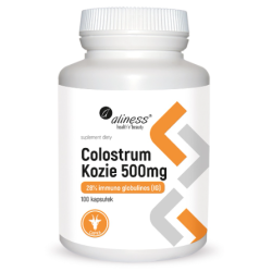 Aliness Colostrum Kozie IG 28% 500 mg x 100 kaps.