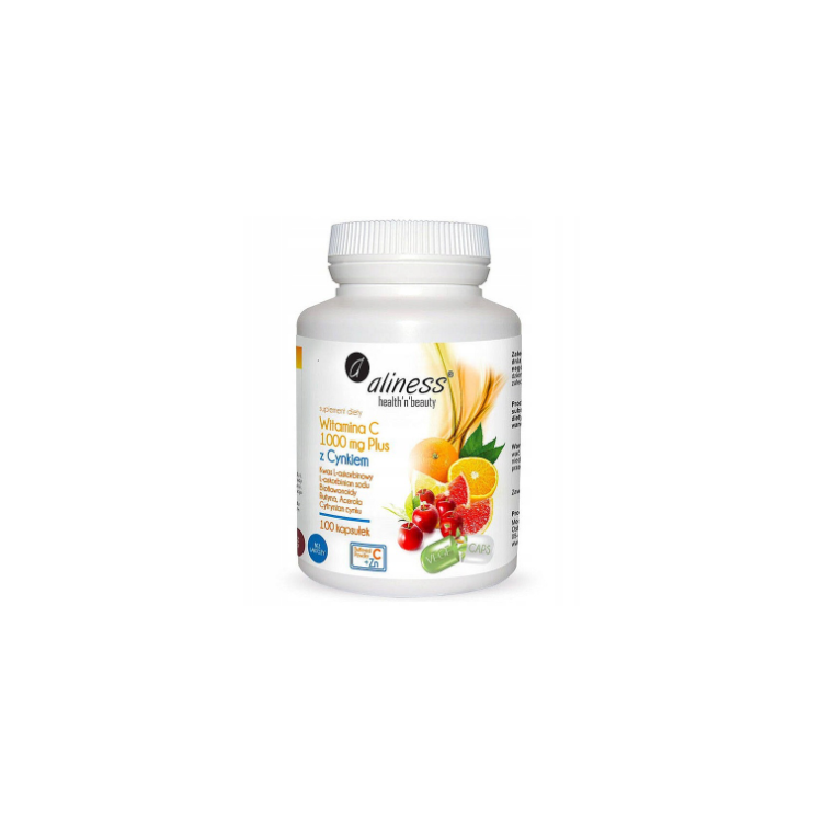 Aliness Witamina C 1000 mg Plus z Cynkiem 100 kaps.