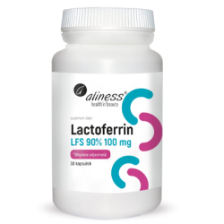 Aliness Lactoferrin LFS 90% 100 mg x 30 kapsułek