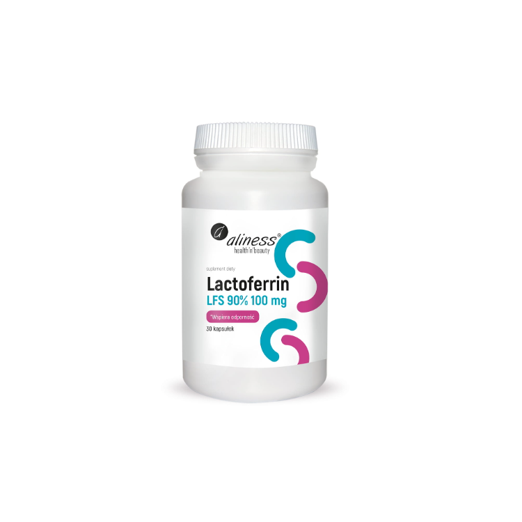 Aliness Lactoferrin LFS 90% 100 mg x 30 kapsułek