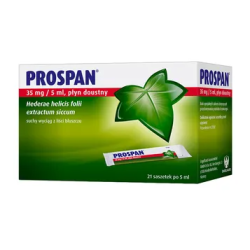 Prospan, 35 mg/5 ml płyn doustny 21 saszetek