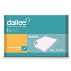 DAILEE Bed Normal Podkłady higieniczne 60x60cm 25szt.