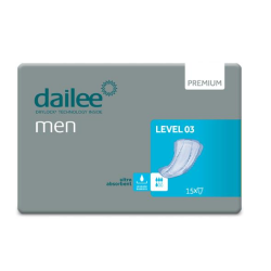 DAILEE Men Premium Level 3 Wkładki anatomiczne dla mężczyzn 15szt.