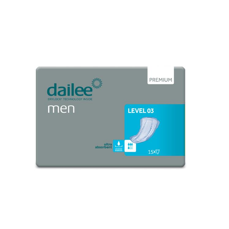 DAILEE Men Premium Level 3 Wkładki anatomiczne dla mężczyzn 15szt.