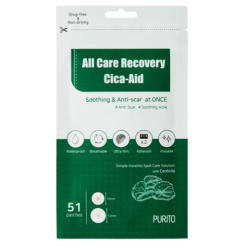 Purito All Care Recovery Cica-Aid Plastry Cica na Niedoskonałości 51 plastrów