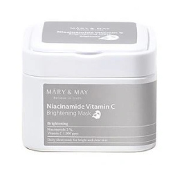 Mary&May Niacinamide Vitamin C Brightening Mask Zestaw rozjaśniających masek do twarzy 30 szt.