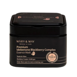 Mary&May Premium Idebenon Blackberry Complex Essence Mask Zestaw masek 20 szt
