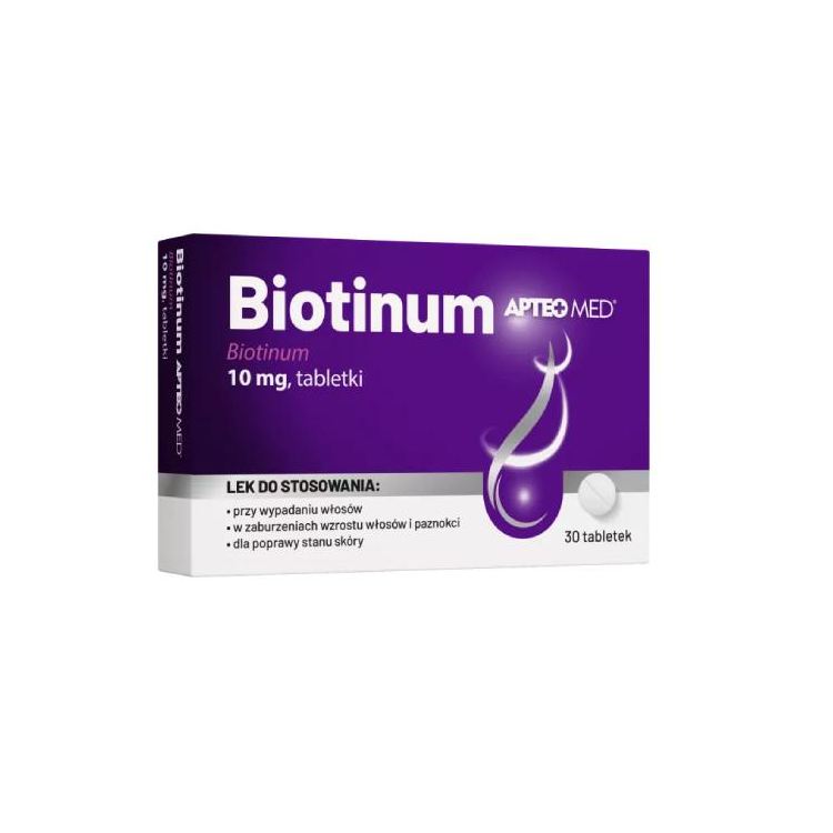 Biotinum APTEO MED 10mg, 30tabl.