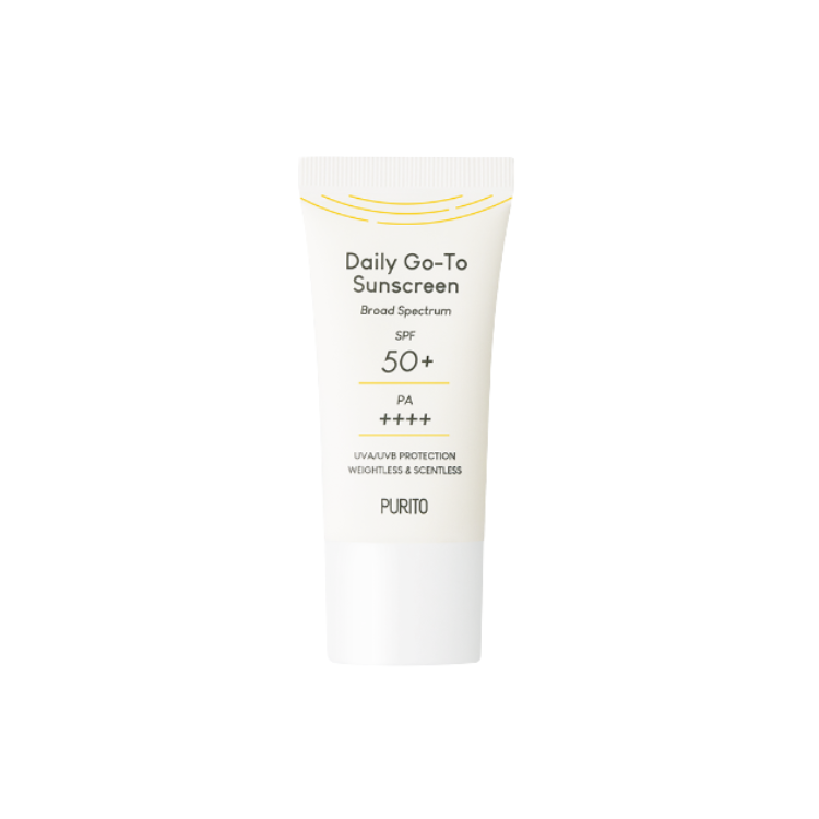PURITO Daily Go-To Sunscreen SPF 50+ PA++++ Codzienny krem przeciwsłoneczny mini 15 ml