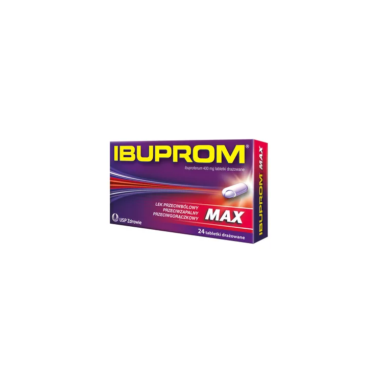 Ibuprom Max 400 mg 24 tabletki