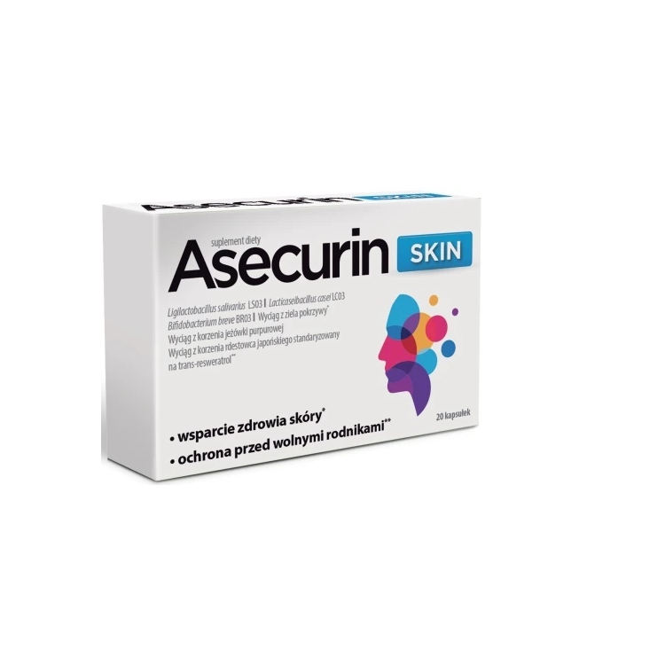 Asecurin Skin 20 kaps.