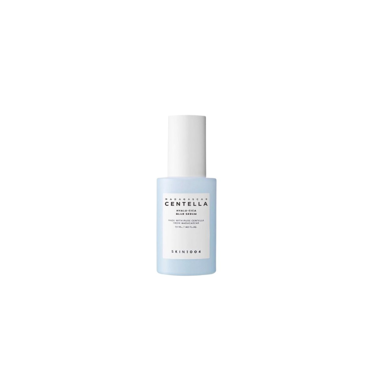 SKIN1004 Madagascar Centella HYALU-CICA Blue Serum, Nawilżające serum do twarzy z wąkrotą azjatycką i kwasem hialuronowym 50 ml