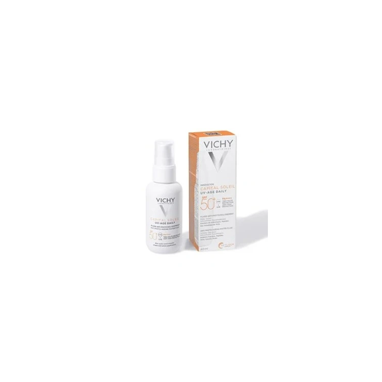 VICHY CAPITAL SOLEIL UV-AGE DAILY Fluid przeciw fotostarzeniu się skóry SPF50+ 40ml